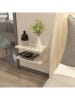 Scandinavia Concept Stolik nocny w kolorze kremowym - 45 x 19,5 x 23,8 cm