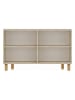 Scandinavia Concept Sidetable "Roger" beige - (B)120 x (H)73,6 x (D)29,6 cm