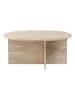 Scandinavia Concept Couchtisch "Soleil" in Beige - (H)40 x Ø 90 cm
