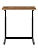Scandinavia Concept Beistelltisch ''Spa-657-4060S'' in Schwarz/ Hellbraun - (B)60 x (T)40 cm
