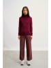 AUTHENTIC CASHMERE Kasjmieren coltrui "Bise" bordeaux