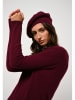 AUTHENTIC CASHMERE Kasjmieren jurk "Capelet" bordeaux