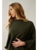 AUTHENTIC CASHMERE Kasjmieren poncho "Carra" kaki