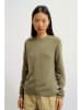 AUTHENTIC CASHMERE Kaszmirowy sweter "Ecrin" w kolorze khaki