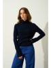 AUTHENTIC CASHMERE Kaschmir-Rollkragenpullover "Fornet" in Dunkelblau