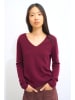 AUTHENTIC CASHMERE Kaschmir-Pullover "Galise" in Bordeaux