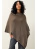 AUTHENTIC CASHMERE Kaschmir-Poncho in Braun