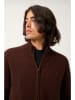 AUTHENTIC CASHMERE Kaszmirowy kardigan "Albaron" w kolorze ciemnobrązowym
