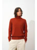 AUTHENTIC CASHMERE Kaschmir-Rollkragenpullover "Bange" in Braun
