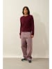 AUTHENTIC CASHMERE Kasjmieren trui "Darri" bordeaux
