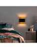 Opviq Wandlamp "Bera" zwart/goudkleurig - (B)25 x (H)25 cm