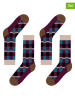Happy Socks 2-delige set: sokken bruin/blauw
