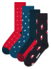 Happy Socks 7-częściowy zestaw prezentowy w różnych kolorach