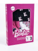 Lucky Socks 3-delige set: sokken "Barbie" wit/roze/zwart