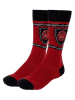 Lucky Socks 3er-Set: Socken "House of Dragon" in Rot/ Schwarz