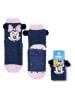 Lucky Socks Sokken "Minnie" donkerblauw/lichtroze