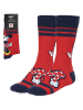 Lucky Socks Sokken "Minnie" rood/donkerblauw/geel