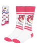 Lucky Socks Sokken wit/roze