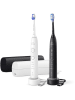 Philips Sonische tandenborstel doublepack "Sonicare 7100" zwart/wit