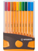 STABILO Fineliner "STABILO point 88 ColorParade" - 20 Stück