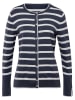 Heine Cardigan in Dunkelblau/ Creme