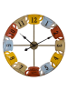 Anticline Wandklok meerkleurig - Ø 60 cm