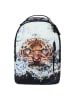 BAAGL Rucksack "eARTh Tiger by Lukero" in Schwarz