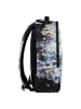 BAAGL Rucksack "eARTh Tiger by Lukero" in Schwarz
