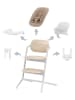 Cybex 4in1-Hochstuhl "Lemo" in Weiß/ Beige