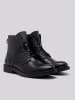 Replay Leder-Boots in Schwarz