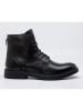 Replay Leder-Boots in Schwarz