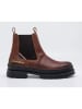 Replay Leder-Chelsea-Boots in Hellbraun