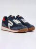 Replay Leren sneakers donkerblauw/rood