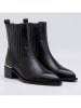 Replay Leder-Chelsea-Boots in Schwarz