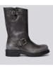 Replay Leder-Boots in Schwarz/ Anthrazit
