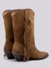 Replay Leder-Stiefeletten in Taupe