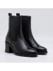 Replay Leder-Stiefeletten in Schwarz