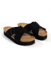 BACKSUN Pantoletten "Los Angeles" in Schwarz