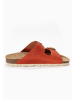 BACKSUN Leder-Pantoletten "Bali" in Orange