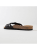 BACKSUN Pantoletten "Venezia" in Schwarz