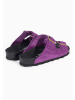 BAYTON Skórzane klapki "Atlas" w kolorze fioletowym