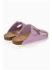 BAYTON Skórzane klapki "Atlas" w kolorze fioletowym