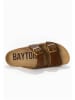 BAYTON Leder-Pantoletten "Atlas" in Braun