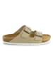 Sunbay Leder-Pantoletten "Trefle" in Beige