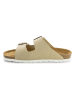 Sunbay Leder-Pantoletten "Trefle" in Beige