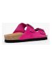Sunbay Leder-Pantoletten "Trefle" in Fuchsia