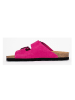 Sunbay Leder-Pantoletten "Trefle" in Fuchsia