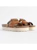 Sunbay Klapki w kolorze jasnobrązowym