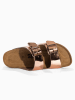 Sunbay Pantoletten "Trefle" in Roségold