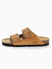 Sunbay Leder-Pantoletten "Trefle" in Hellbraun
